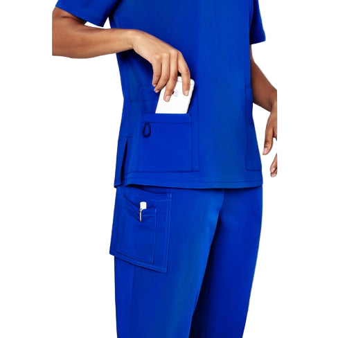 Bizcare CSP944LL Womens Multi-Pocket Straight Leg Pant