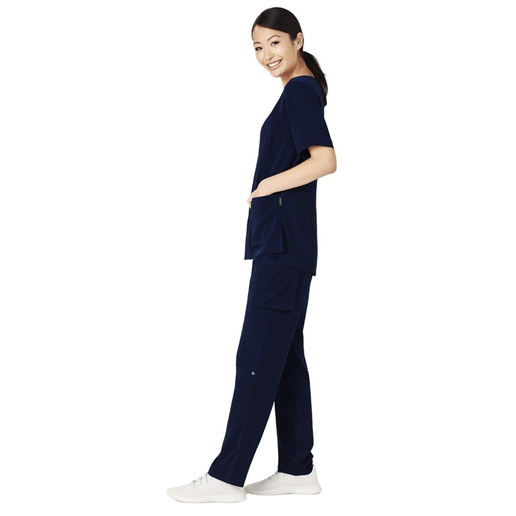 Bizcare CSP944LL Womens Multi-Pocket Straight Leg Pant