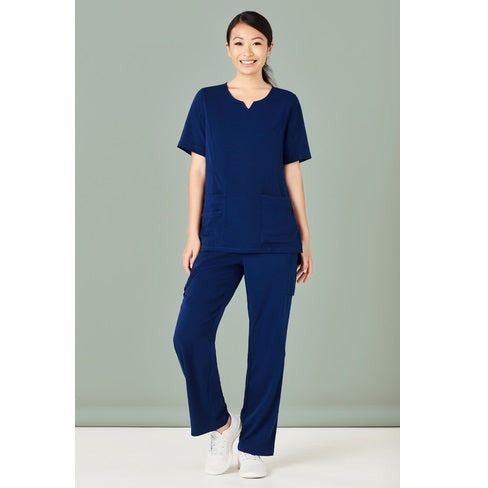 Bizcare CSP944LL Womens Multi-Pocket Straight Leg Pant