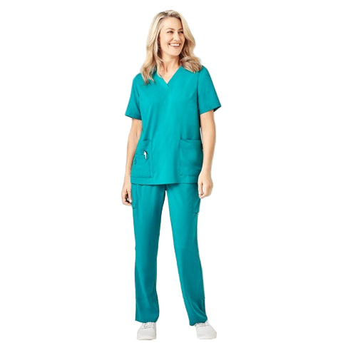 Bizcare CSP944LL Womens Multi-Pocket Straight Leg Pant