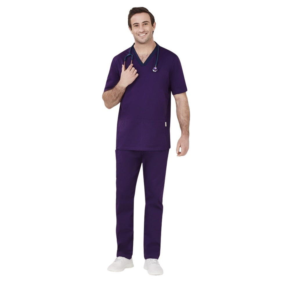 Biz Care CST043MS Mens Riley Stretch Scrub Top