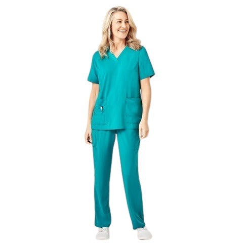 Biz Care CST941LS Ladies V Neck Scrub Top
