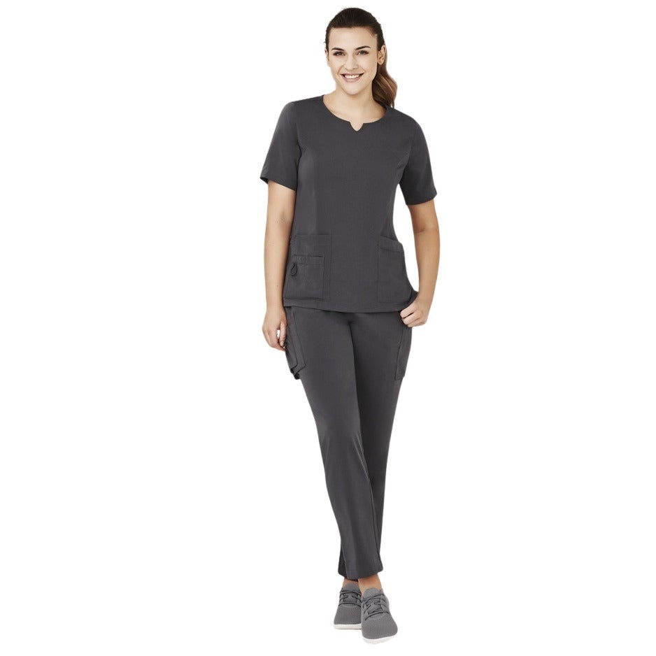 Bizcare CST942LS Womens Avery Round Neck Scrub Top