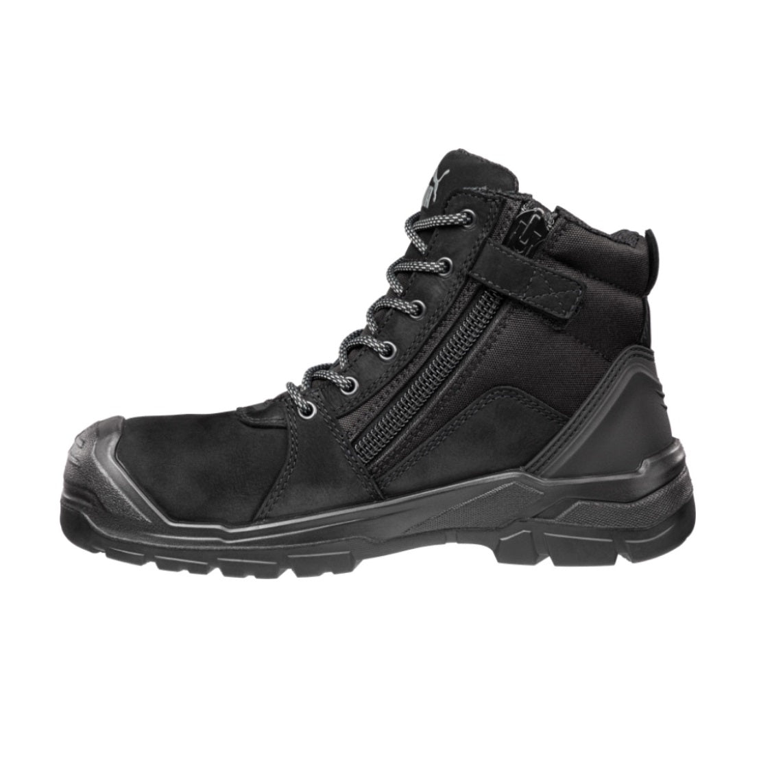 Puma 630797 Tornado Black Zip Side Composite Safety Boot