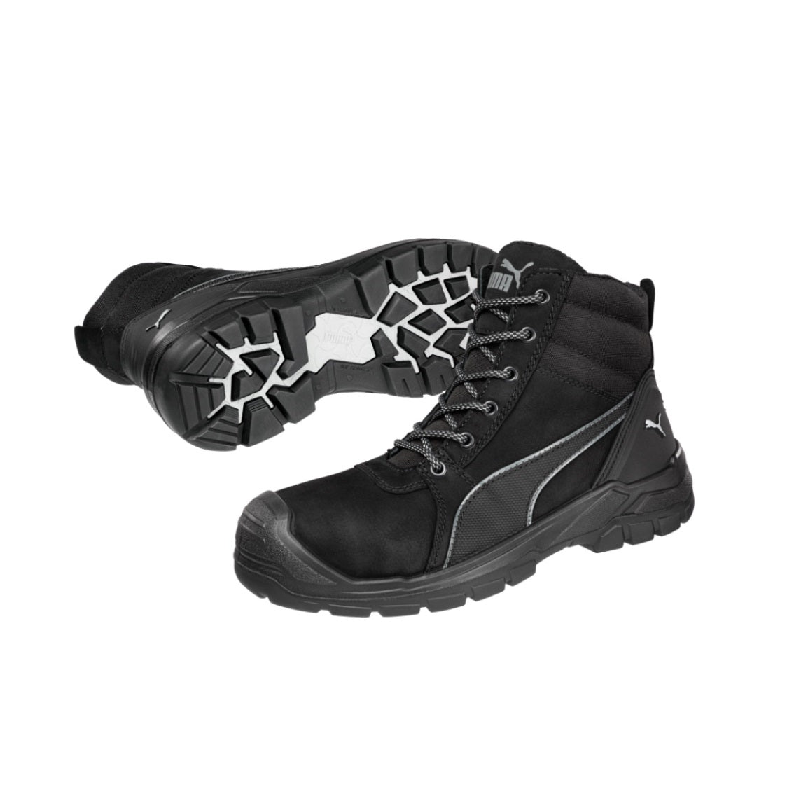 Puma 630797 Tornado Black Zip Side Composite Safety Boot