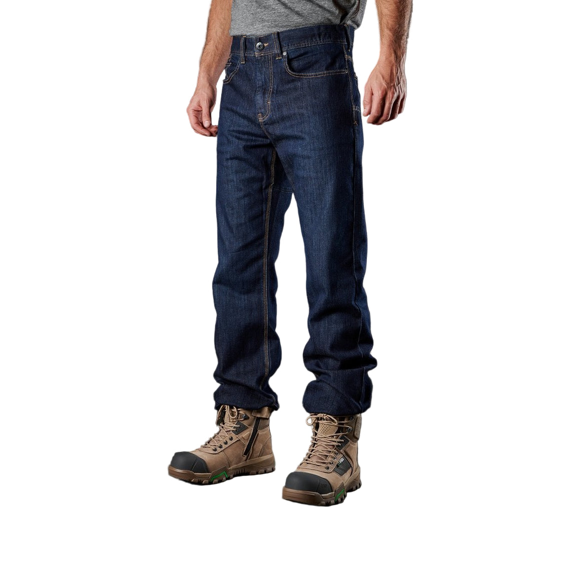 FXD WD-2 Work Denim No Knee PocketsWash