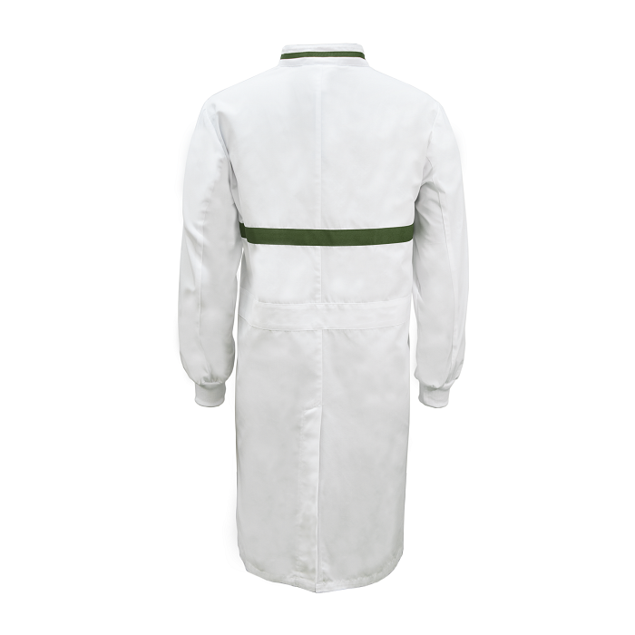 Workcraft WJ3197 Food Industry Long Length Dustcoat with Mandarin Collar- Long Sleeve
