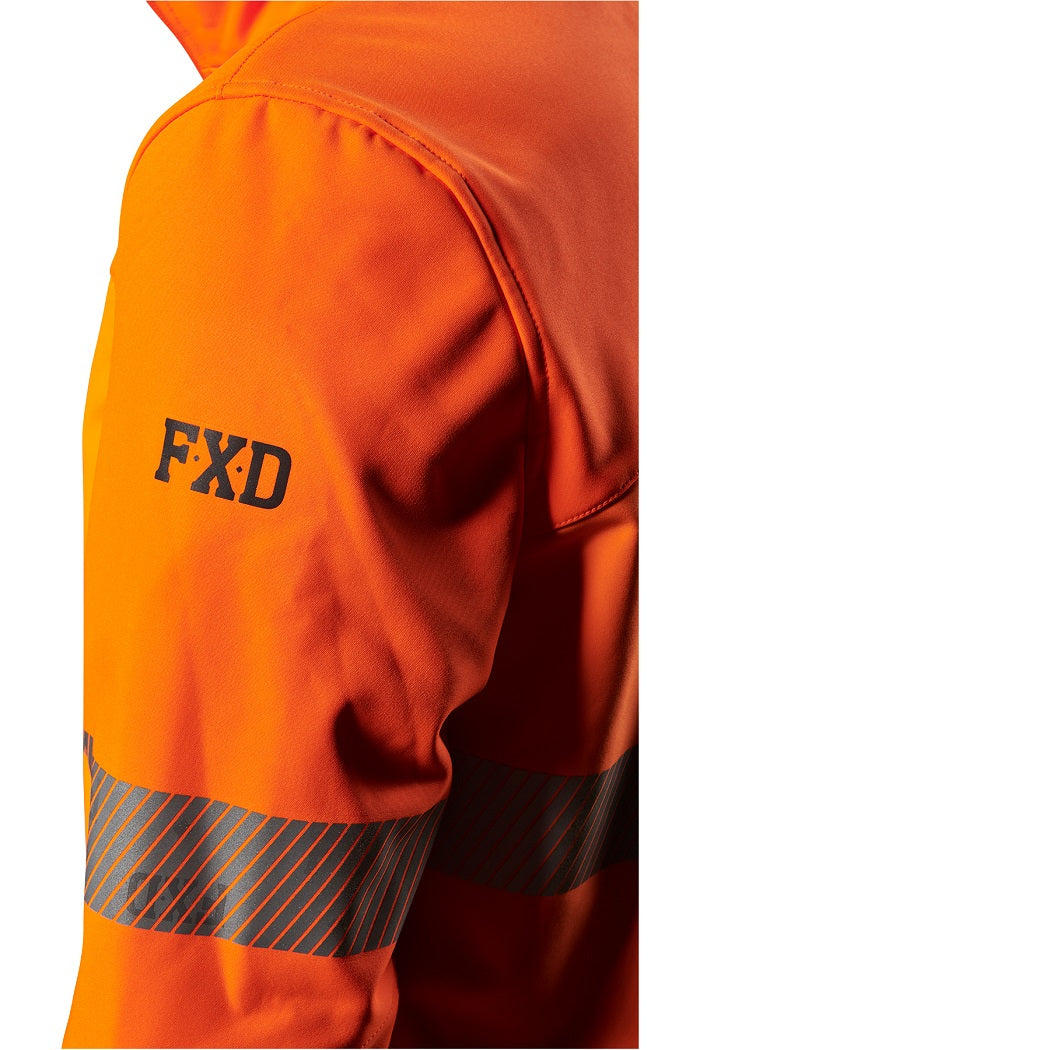FXD WO-3T Mens Hi Vis Soft shell Jacket