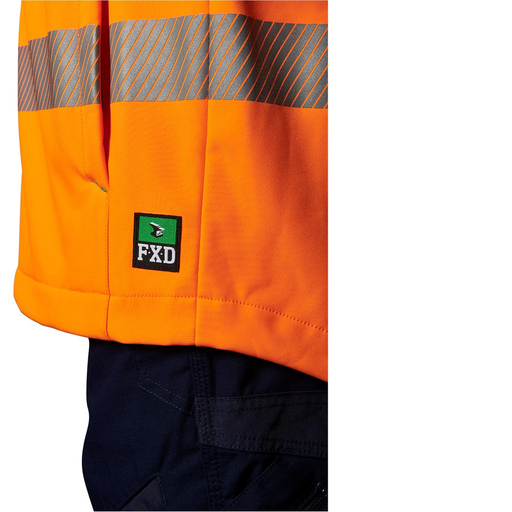 FXD WO-3T Mens Hi Vis Soft shell Jacket