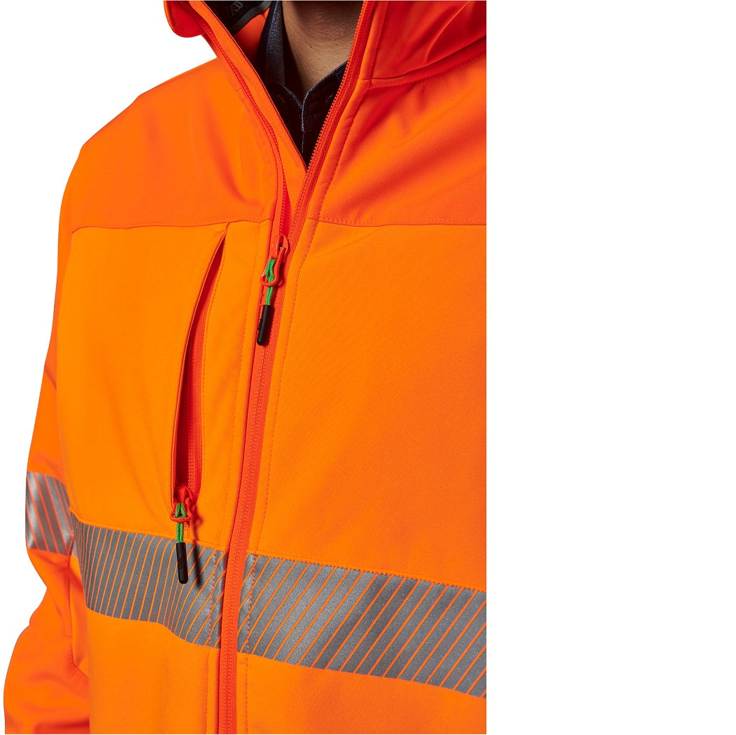 FXD WO-3T Mens Hi Vis Soft shell Jacket