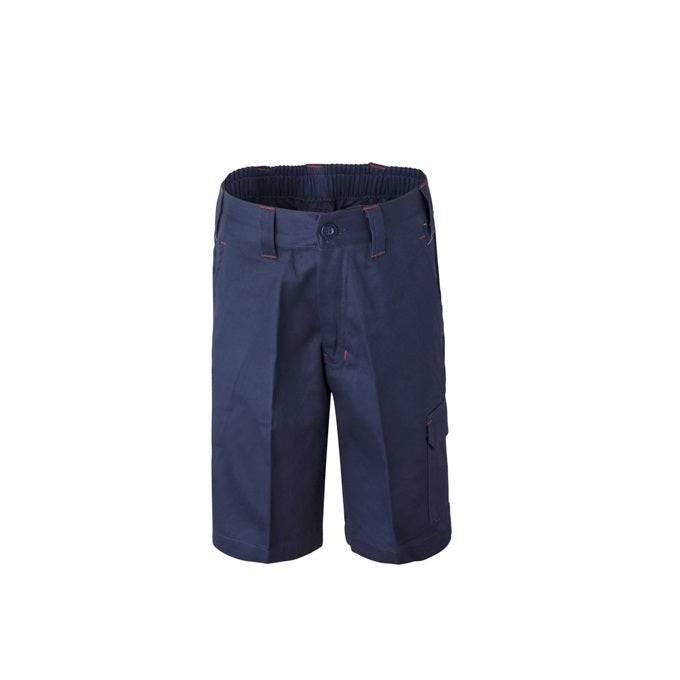 Workcraft WPK502 Kids Midweight Cargo Cotton Drill Shorts