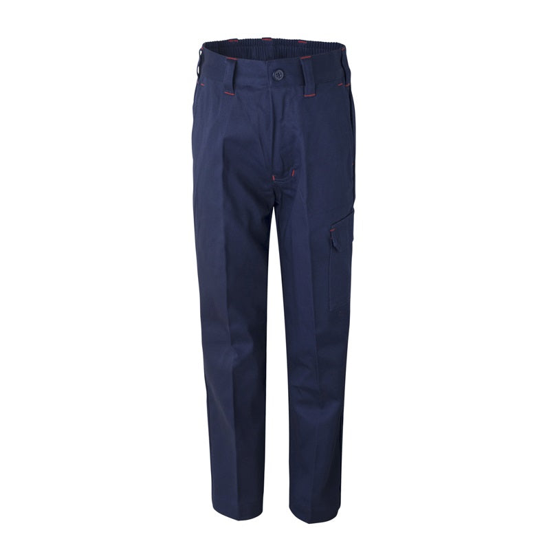 Workcraft WPK503 Kids Midweight Cargo Cotton Drill Trouser