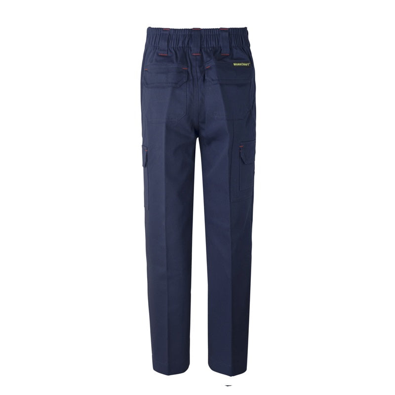 Workcraft WPK503 Kids Midweight Cargo Cotton Drill Trouser