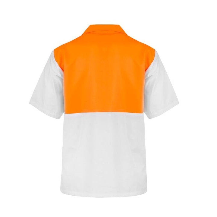 Workcraft WS3008 Food Industry HiVis 2-Tone Jac Shirt - Short Sleeve