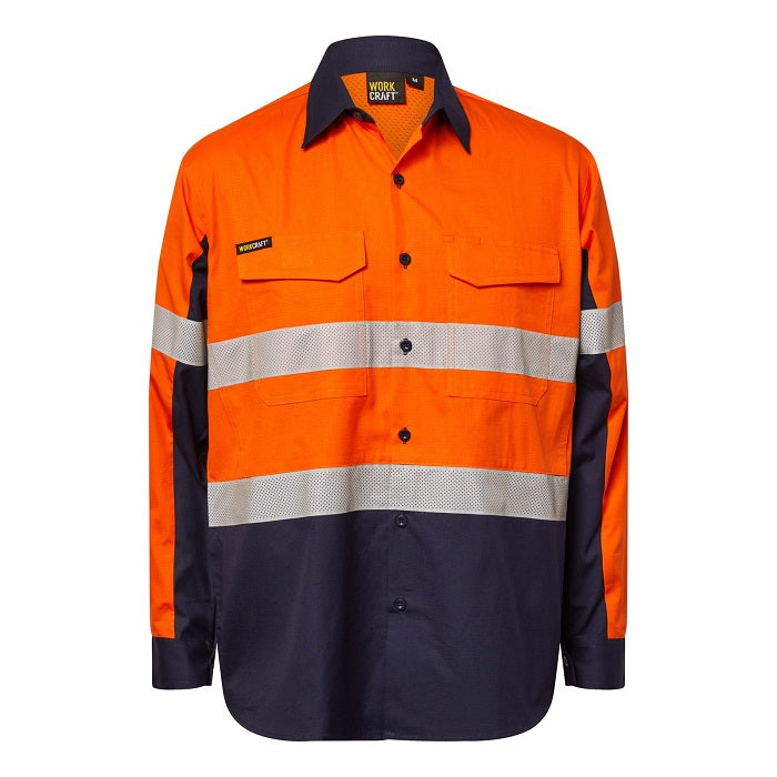 Workcraft WS6068 HiVis Ripstop Shirt Tape