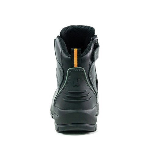 Bison XTLZBK Ankle Lace Up With Zip Safety Boots