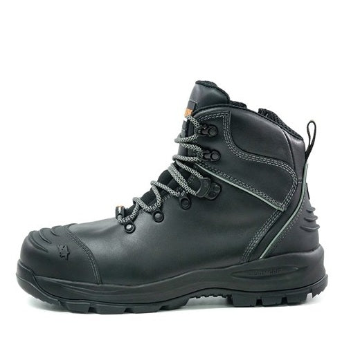 Bison XTLZBK Ankle Lace Up With Zip Safety Boots