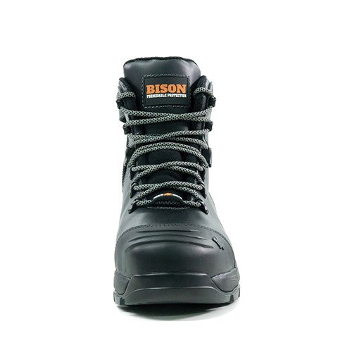 Bison XTLZBK Ankle Lace Up With Zip Safety Boots