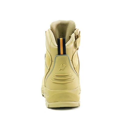 Bison XTLZWHE Ankle Lace Up With Zip Safety Boots