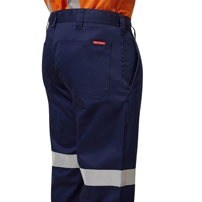 Hard Yakka Y02615 Foundations Drill Pant With Double Hoop Tape