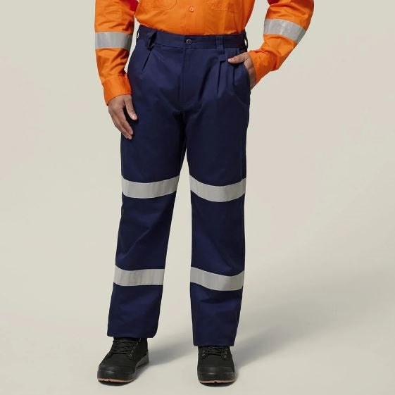 Hard Yakka Y02615 Foundations Drill Pant With Double Hoop Tape