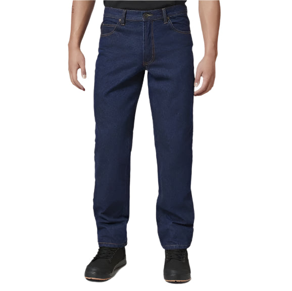 Hard Yakka Y03514 Foundations 14.5 Oz Enzyme Washed Rigid Denim Jeans