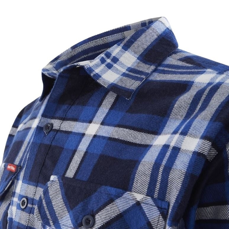 Hard Yakka Y04006 Core LS Closed Front Check Flannel Shirt