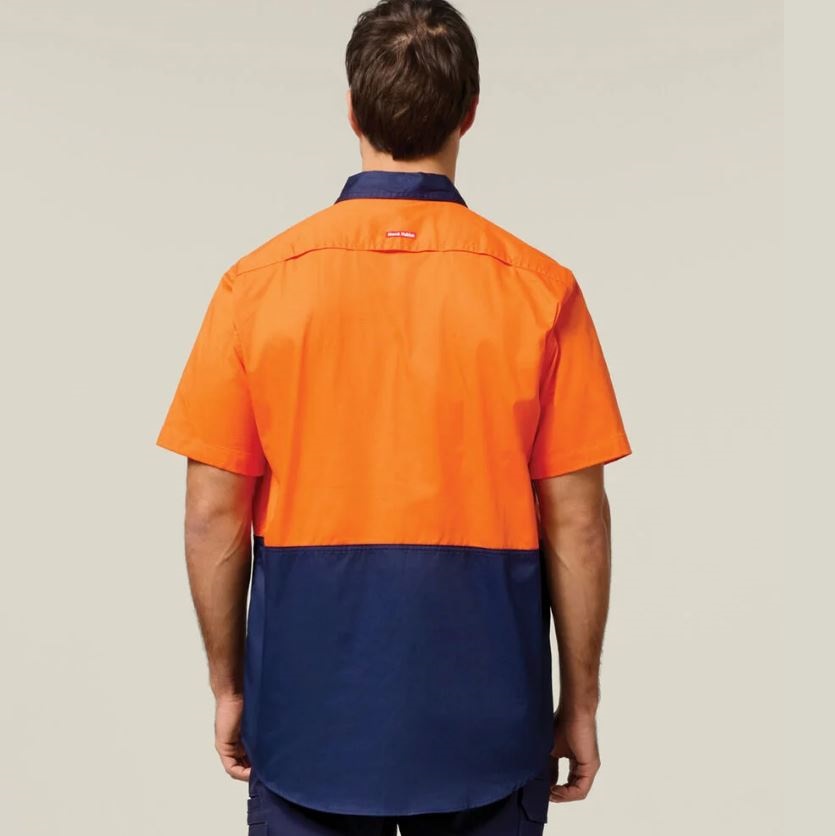 Hard Yakka Y04620 Core HiVis 2 Tone Light Weight Vented Shirt