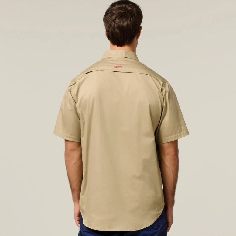 Hard Yakka Y04625 Core Short Sleeve Lightweight Vented Cotton Shirt
