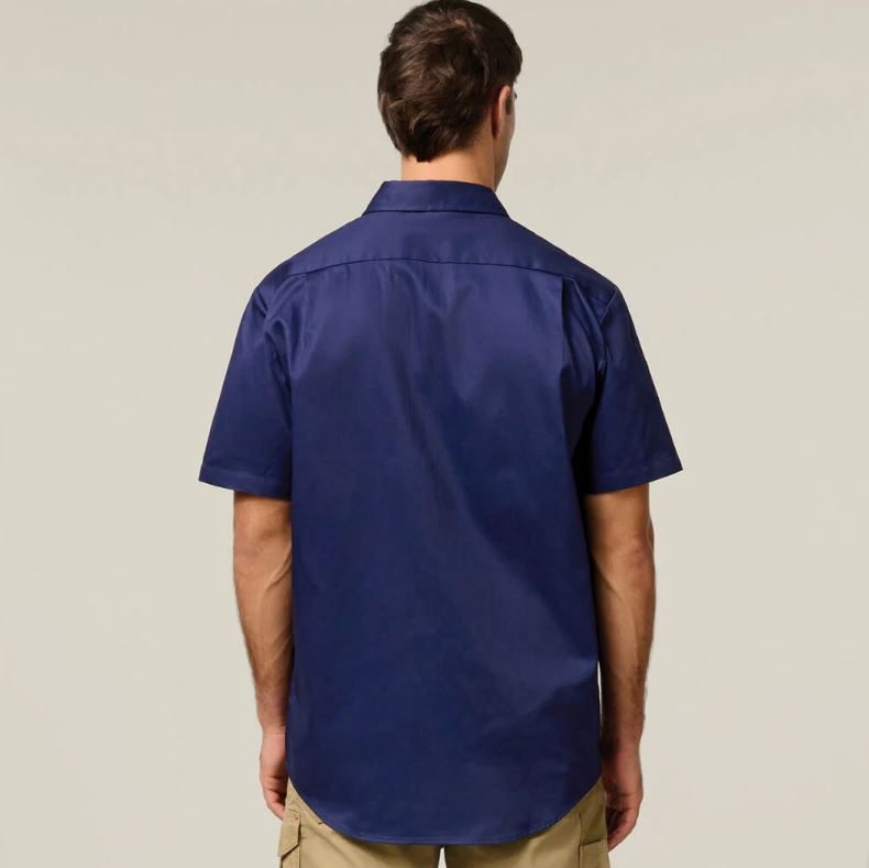 Hard Yakka Y04625 Core Short Sleeve Lightweight Vented Cotton Shirt