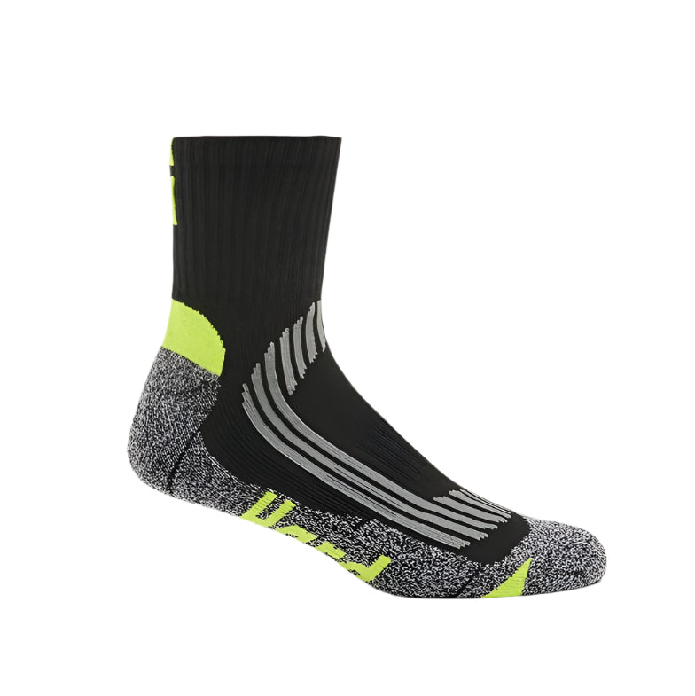 Hard Yakka Y20017 Core Coolmax Padded Quarter Crew Sock 2PK