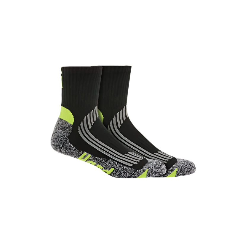 Hard Yakka Y20017 Core Coolmax Padded Quarter Crew Sock 2PK