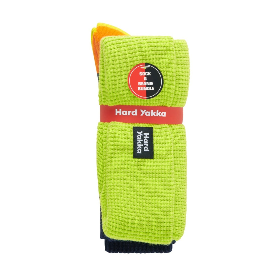 Hard Yakka Y20110 2 Pack Sock Beanie Bundle Pack