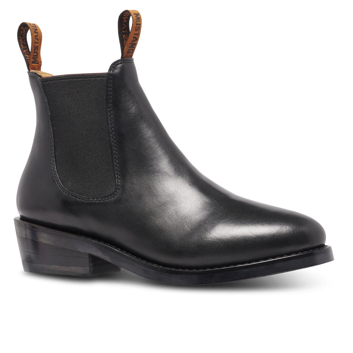Mustang Signature Y61064 Womens Pull Up Leather Non Safety Boot