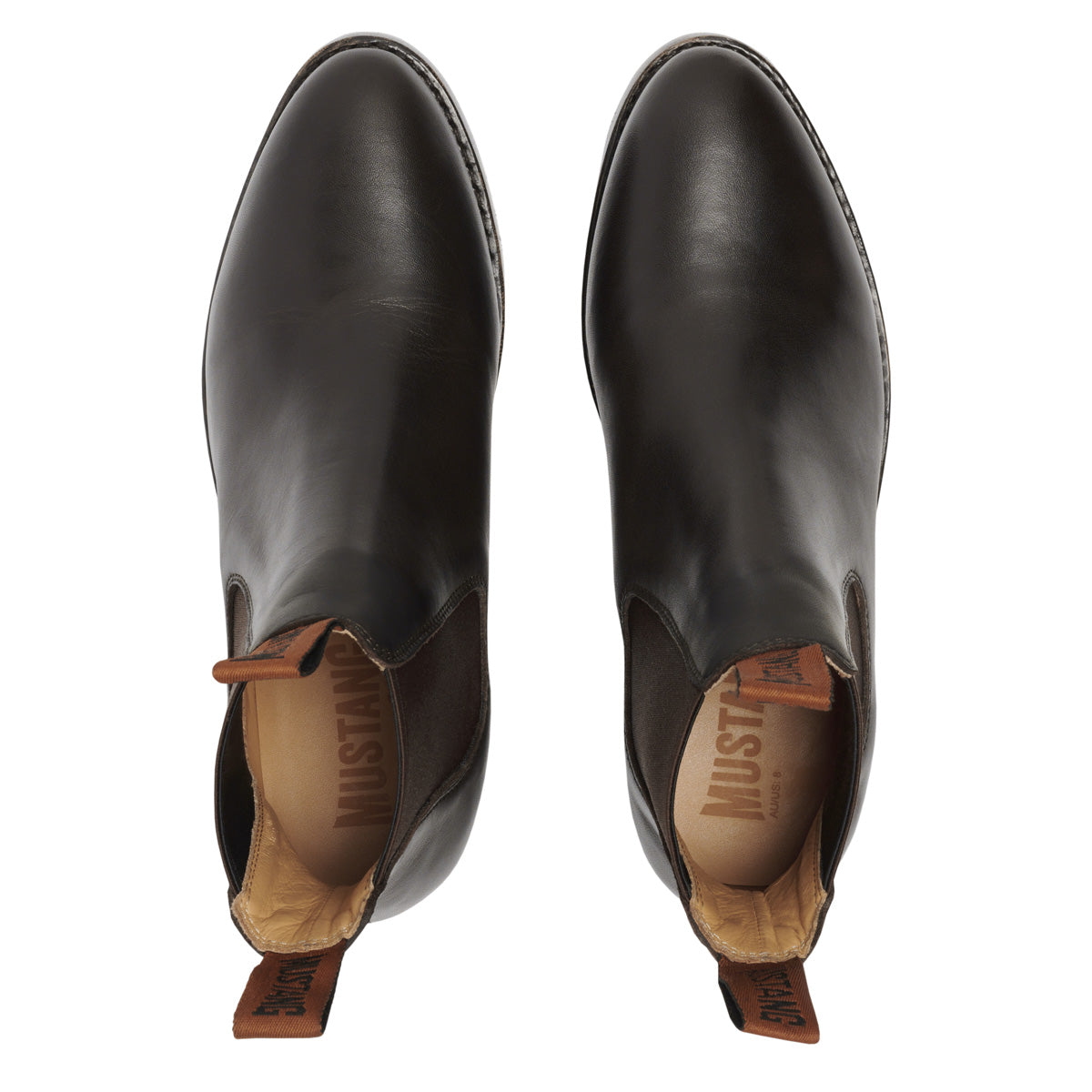 Mustang Signature Y61065 Womens Pull Up Leather Non Safety Boot