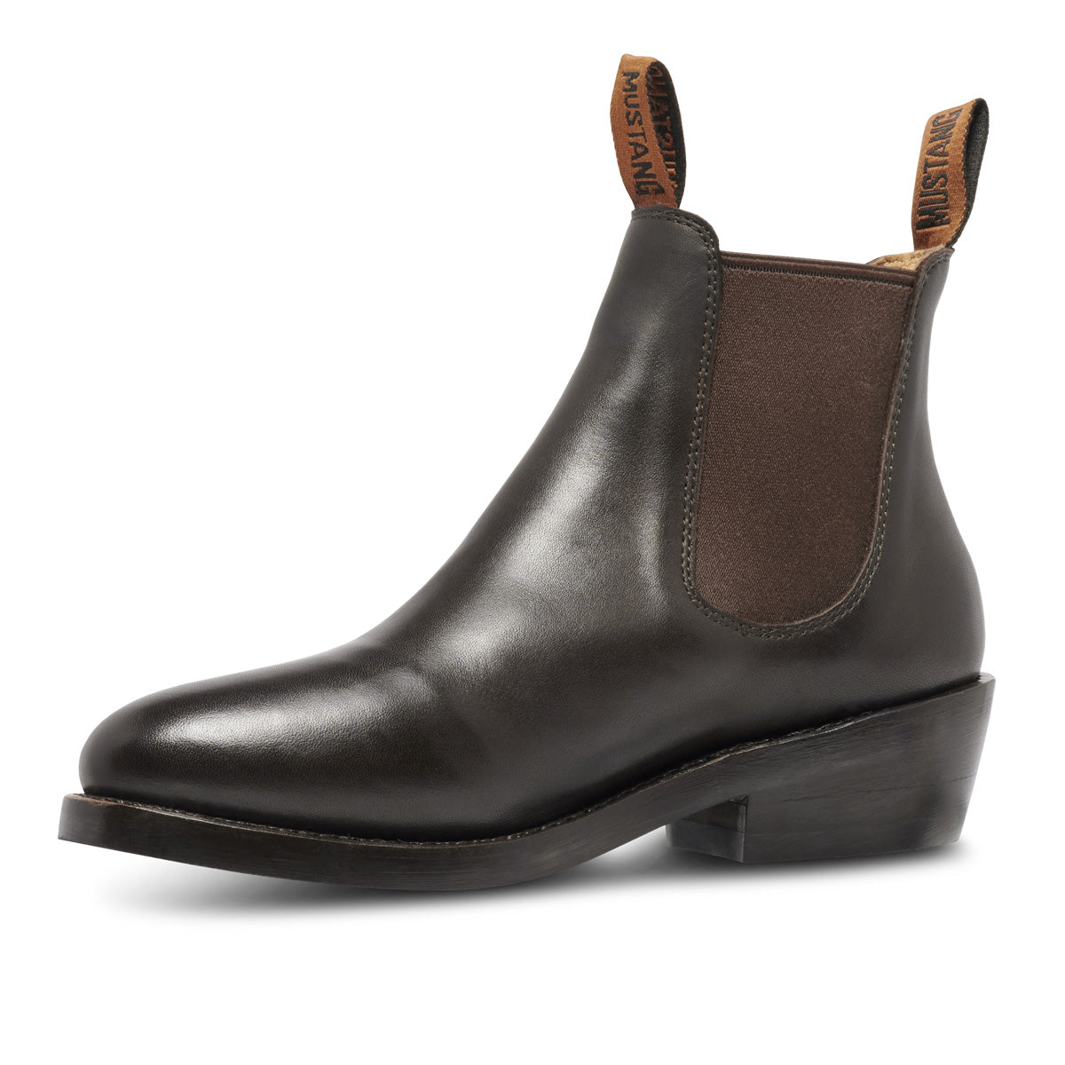 Mustang Signature Y61065 Womens Pull Up Leather Non Safety Boot