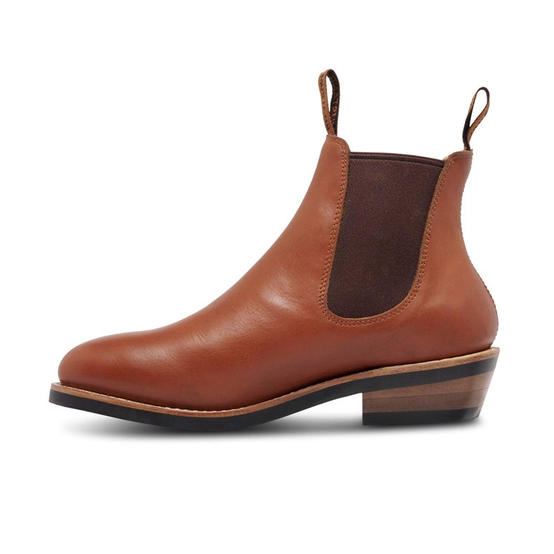 Mustang Signature Y61066 Womens Pull Up Leather Non Safety Boot