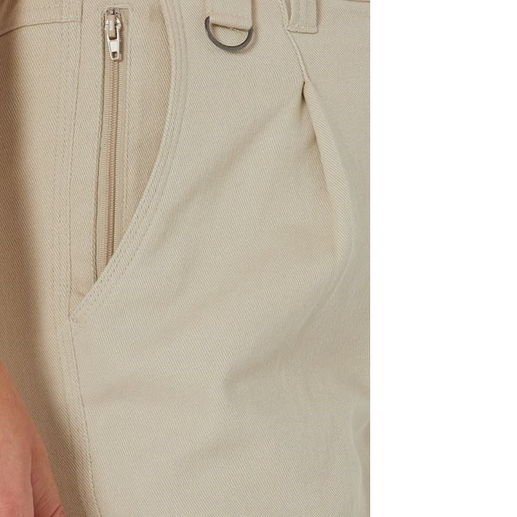 Z01P Stone Zadie Work Pants -Close up View with Pockets
