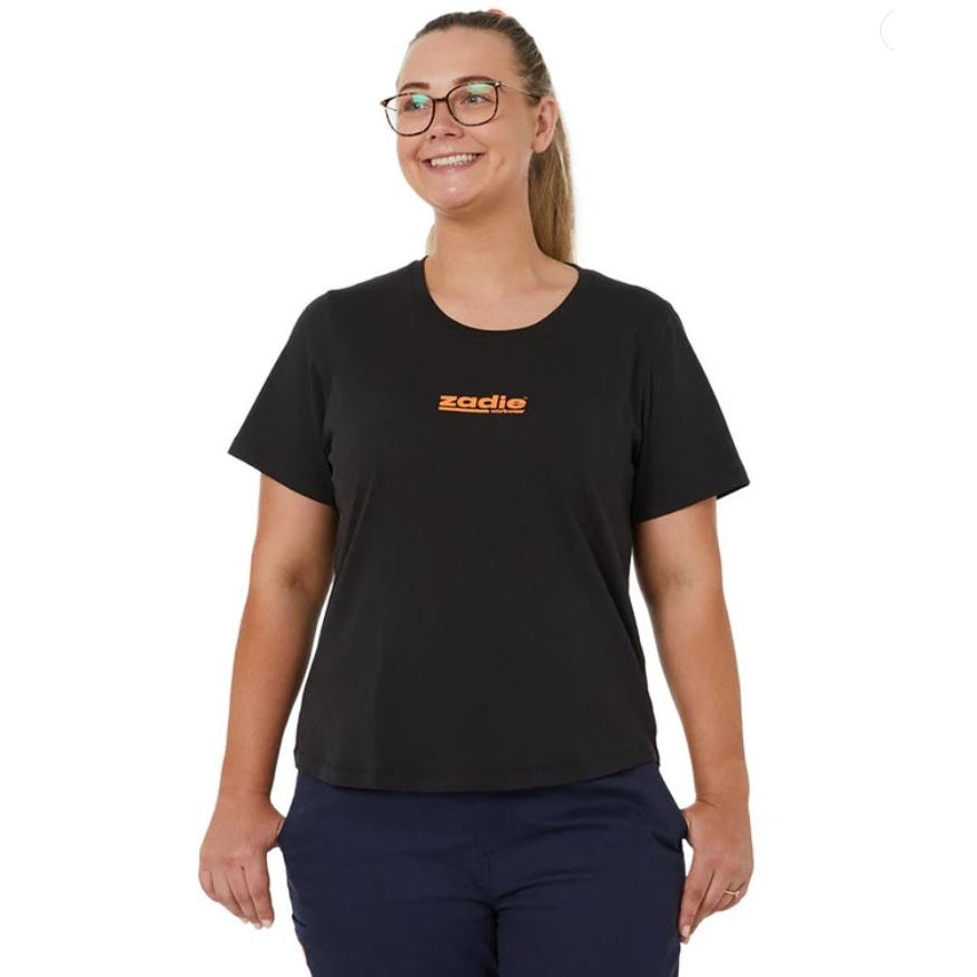 Z01T Zadie Black Womens Tee - Front view