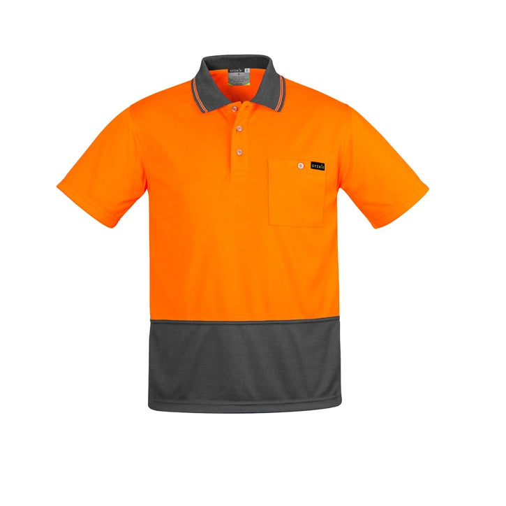 Syzmik ZH415 Mens Comfort Back S/S Polo