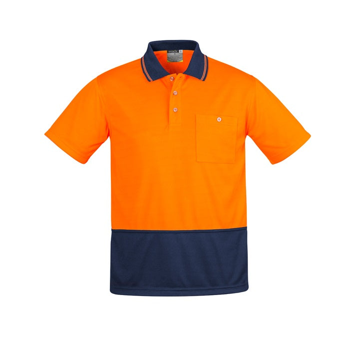 Syzmik ZH415 Mens Comfort Back S/S Polo