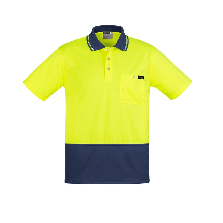 Syzmik ZH415 Mens Comfort Back S/S Polo