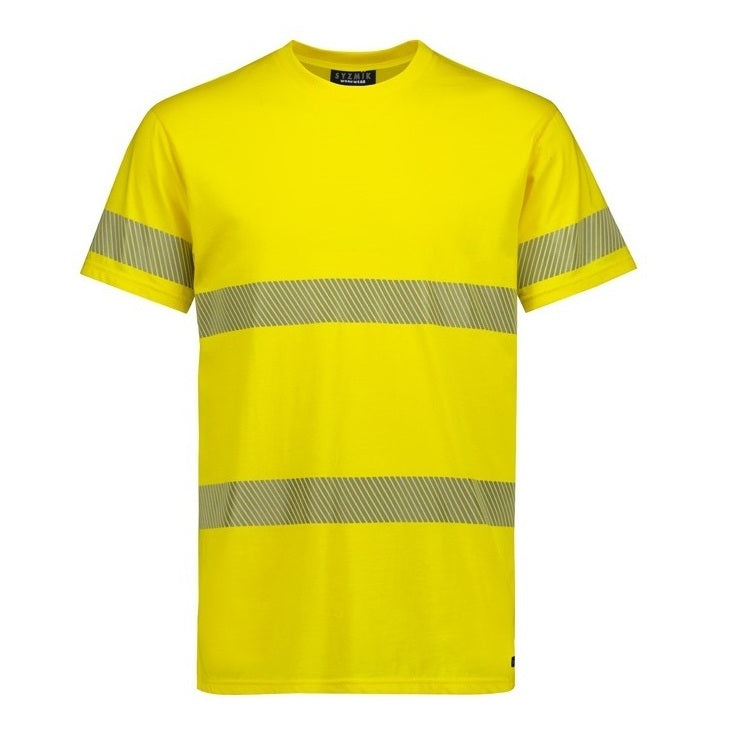 Syzmik ZH510 Mens Hi Vis Segmented Tape Cotton Tee Shirt