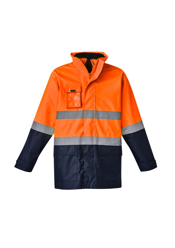 Syzmik ZJ220 Mens HiVis Basic 4-in-1 Waterproof Jacket