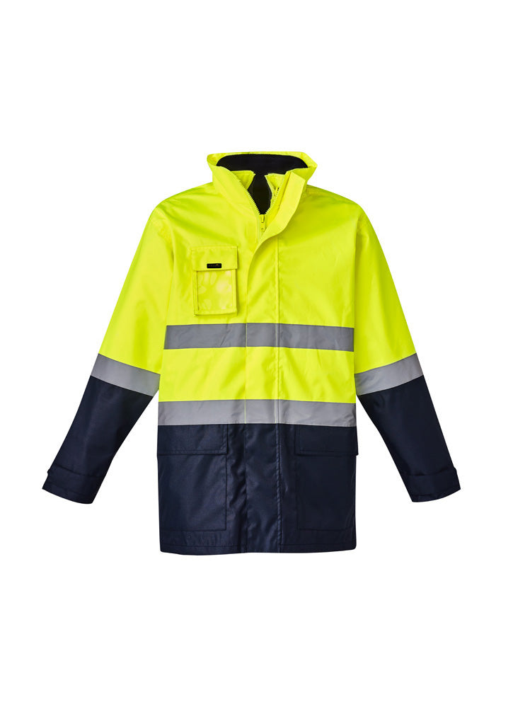 Syzmik ZJ220 Mens HiVis Basic 4-in-1 Waterproof Jacket