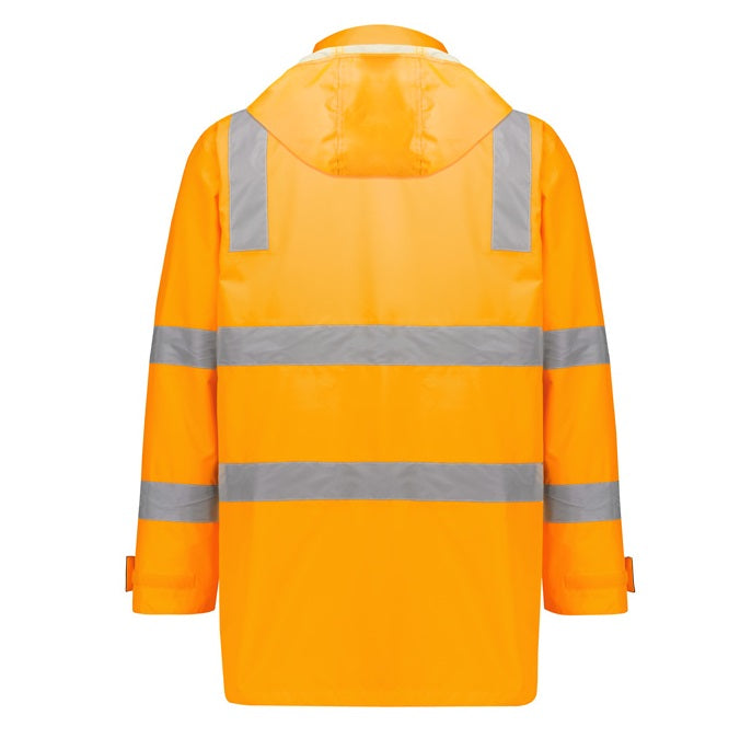 Syzmik ZJ580 Unisex Hi Vis VIC Rail 4 In 1 Waterproof Jacket