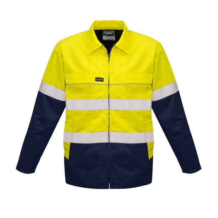 Syzmik ZJ590 Mens HiVis Cotton Drill Jacket