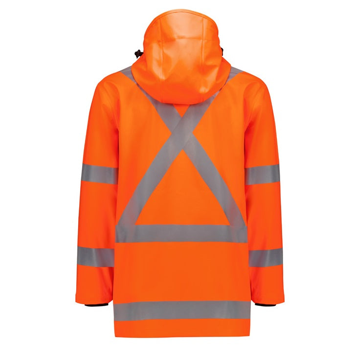Syzmik ZJ620 Mens Hi Vis X Back Heavy Duty Waterproof Jacket