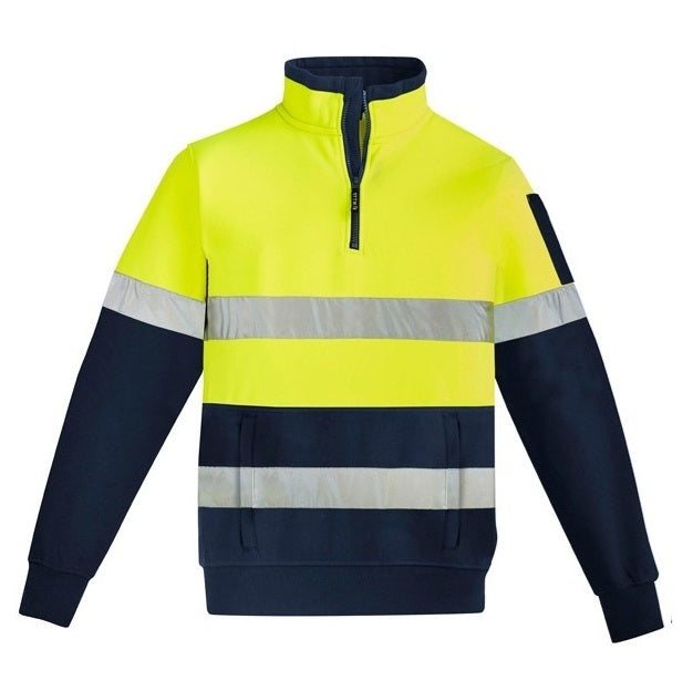 Syzmik ZT567 Mens HiVis 1/4 Zip Pullover - Hoop Taped