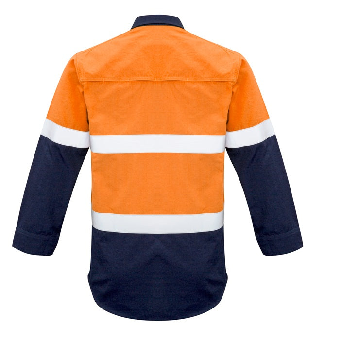 Syzmik ZW132 Mens Fire Amour HiVis Taped Spliced Shirt